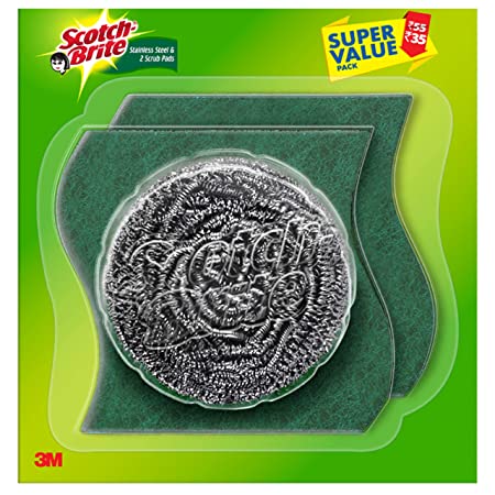 Scotch-Brite Jumper Spin Mop with Round Refill Heads (H18U-3198)